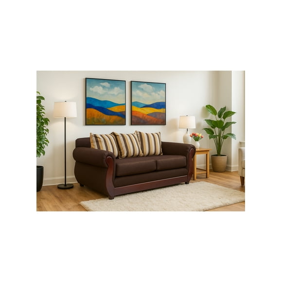 Sofa Brittany 3 cuerpos Brown