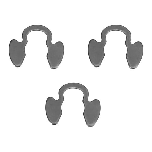 Unique Bargains 3 piezas de abrazadera de pasador de clip E de circlip de compuerta de desecho de actuador turbo para T2 T25 T28