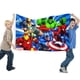 thumbnail image 2 of Los Súper Héroes Bandera impresa con temática, regalo perfecto para fanáticos, amigos y familiares, y adecuada para actividades al aire libre e interiores, decoraciones de fiesta. 120*180CM, 2 of 6