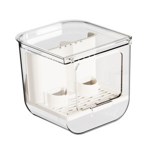 Ioensy - Comedero Automático Para Loros, Dispensador De Comida Para Pájaros Pequeños, Periquitos, Pinzones.