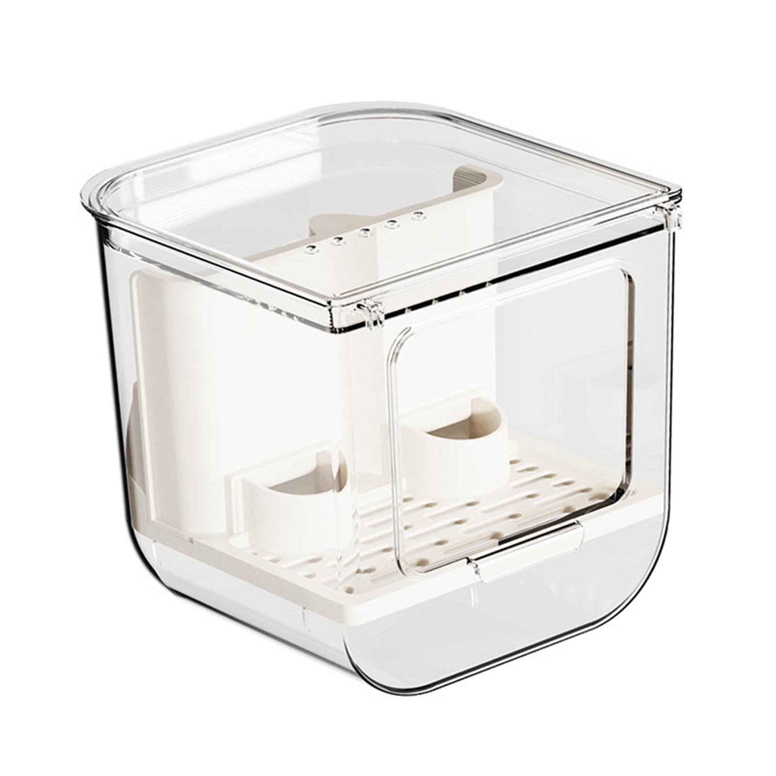 Ioensy - Comedero Automático Para Loros, Dispensador De Comida Para Pájaros Pequeños, Periquitos, Pinzones.