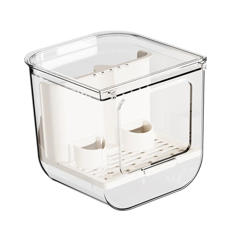 Ioensy - Comedero Automático Para Loros, Dispensador De Comida Para Pájaros Pequeños, Periquitos, Pinzones.