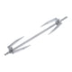 thumbnail image 1 of Tenedor giratorio para pollo de 11 pulgadas de acero inoxidable para el hogar, accesorios para parrilla de cocina, suministros para freidora de aire,, 1 of 5