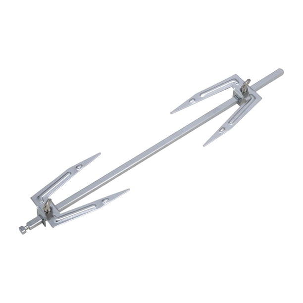 Tenedor giratorio para pollo de 11 pulgadas de acero inoxidable para el hogar, accesorios para parrilla de cocina, suministros para freidora de aire,