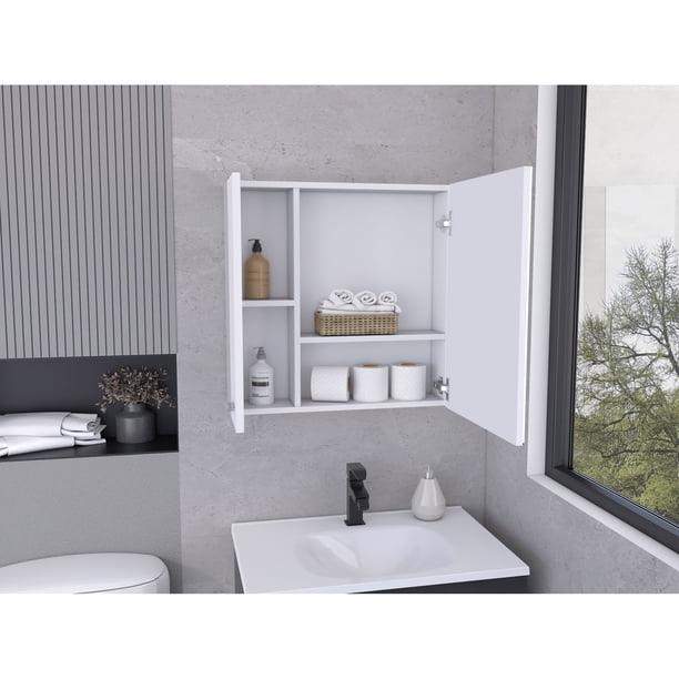 Gabinete De Baño Sines 60X60X14,9 Cm Blanco