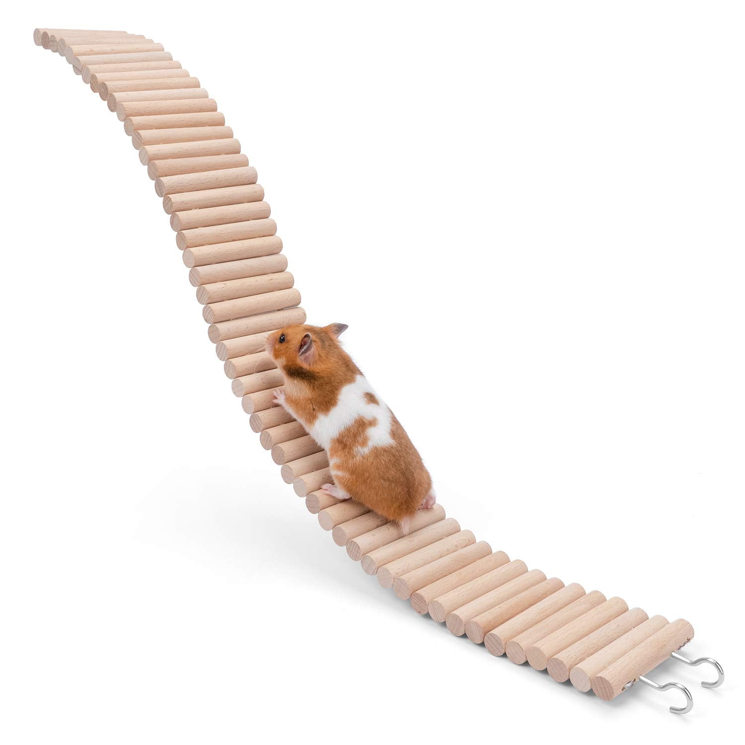 Xusx111 - Juguete De Escalera De Escalada De Hámster De Madera, Accesorios De Jaula De Animales Pequeños Para Pájaro Papago Hámster Ratón Rata Azúcar Planeador Eremita Cangrejo Azúcar Planeador Chinch