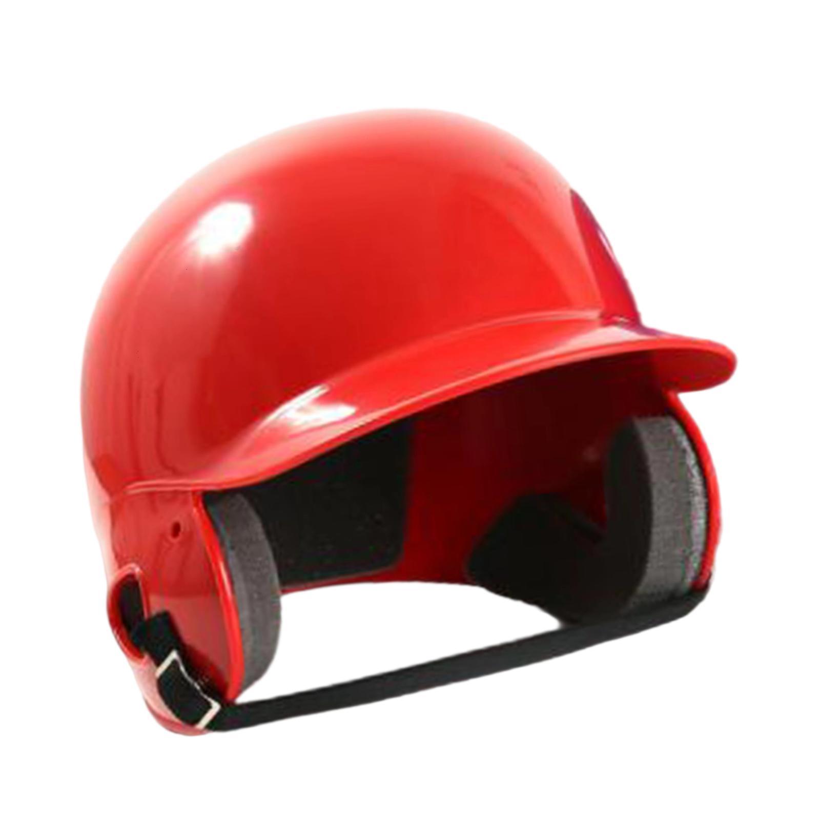 Magideal - Casco De Bateo De Béisbol, Casco De Sóftbol, Accesorios De Lanzamiento, Doble Protección Auditiva Transpirable Para Juegos Al Aire Libre, Partidos Y Rojo