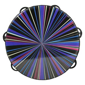 Bothyi - Tambor De Mano De Pandereta Radiante De Madera De 8 ""Para Ktv, Fiesta, Iglesia B