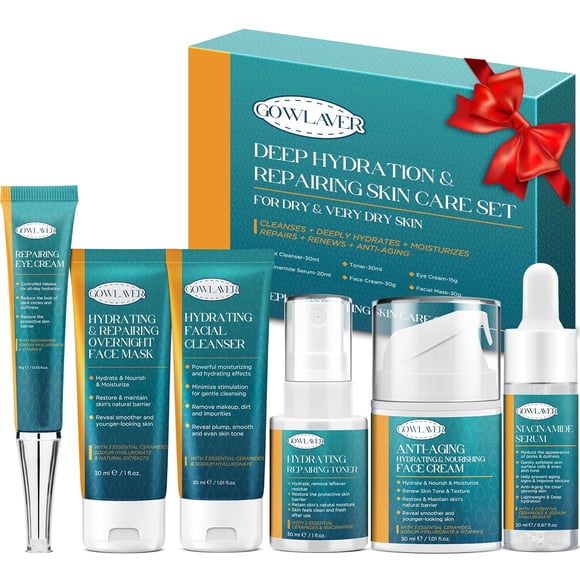 Set Cuidado Facial GOWLAVER Niacinamida 30ml 20ml Piel Seca