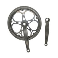 Magideal - Biicle De Cigüeñal Para Bicicletas Centro De Cigüeñal Doble Protectora De 170 Mm Ciudad Del Brazo De La Cigüeñal Ciudad Plegable Componentes Del Cigüe