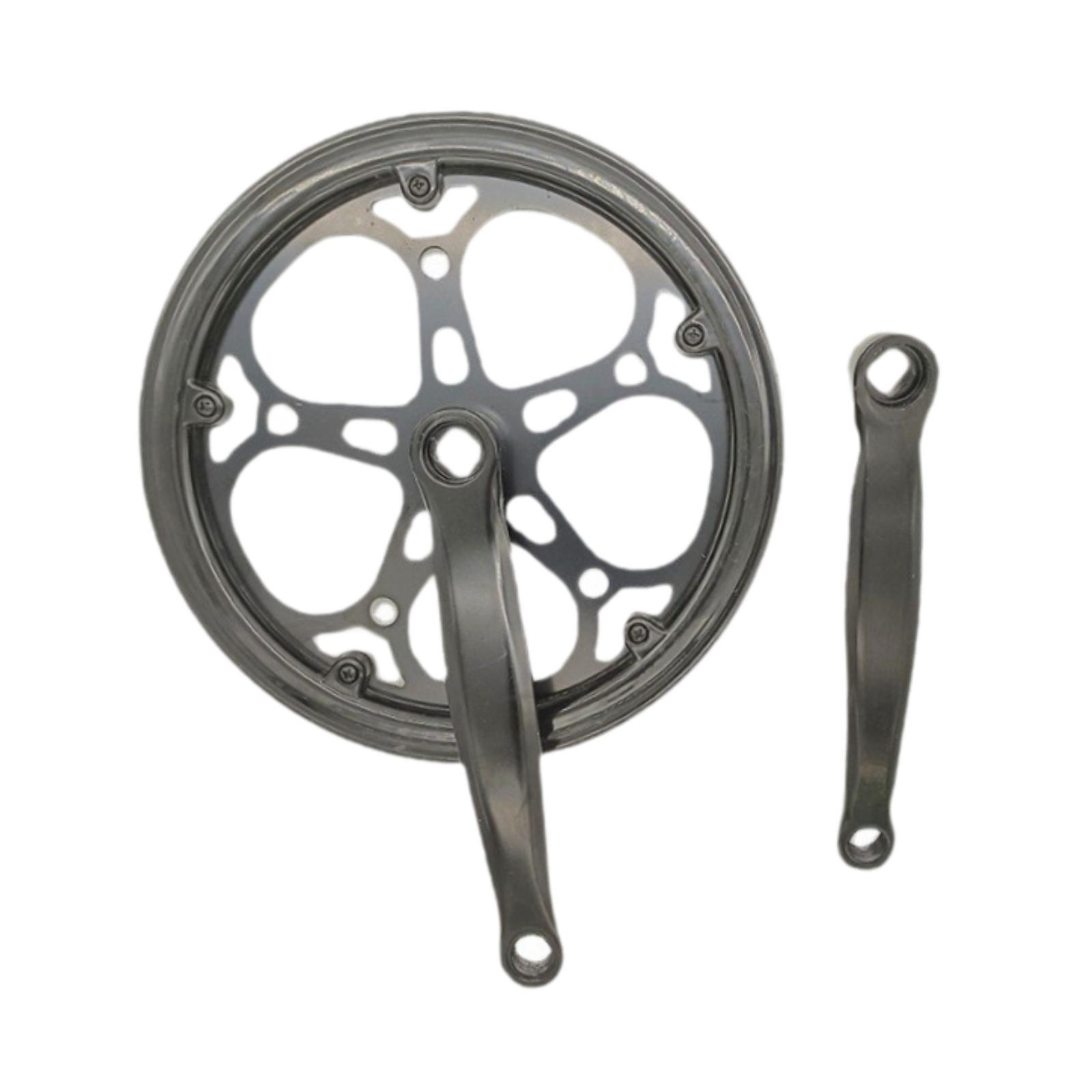 Magideal - Biicle De Cigüeñal Para Bicicletas Centro De Cigüeñal Doble Protectora De 170 Mm Ciudad Del Brazo De La Cigüeñal Ciudad Plegable Componentes Del Cigüe