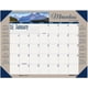 thumbnail image 1 of Bloc de escritorio con calendario House of Doolittle 2025, mensual, 22 x 17 pulgadas, 1 of 2