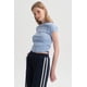 thumbnail image 3 of Polera Mujer Cropped Celeste, 3 of 4
