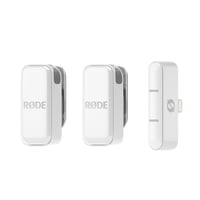 Rode - Micrófono Inalámbrico Røde Wireless Micro Con Funda De Carga Blanca
