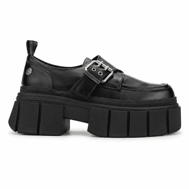 Mocasin Chalada Mujer Bresh-1 Negro Casual