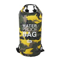 Magideal - Bolsa Seca Impermeable, Saco Seco Flotante, Mochila Portátil Con Tapa Enrollable, Bolsa De Almacenamiento Para Mujeres Y Hombres, Bolsa De Piragüismo, Mochila 20L
