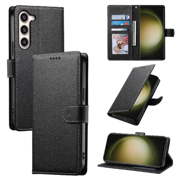 Funda para FOXDOCK Samsung Galaxy S23– Cuero Premium, 3 ranuras para tarjetas, Protección contra impactos