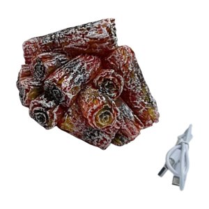 Ioensy - Lámpara De Chimenea Sin Llama Con Simulación Retro Para Dormitorio Y Hogar