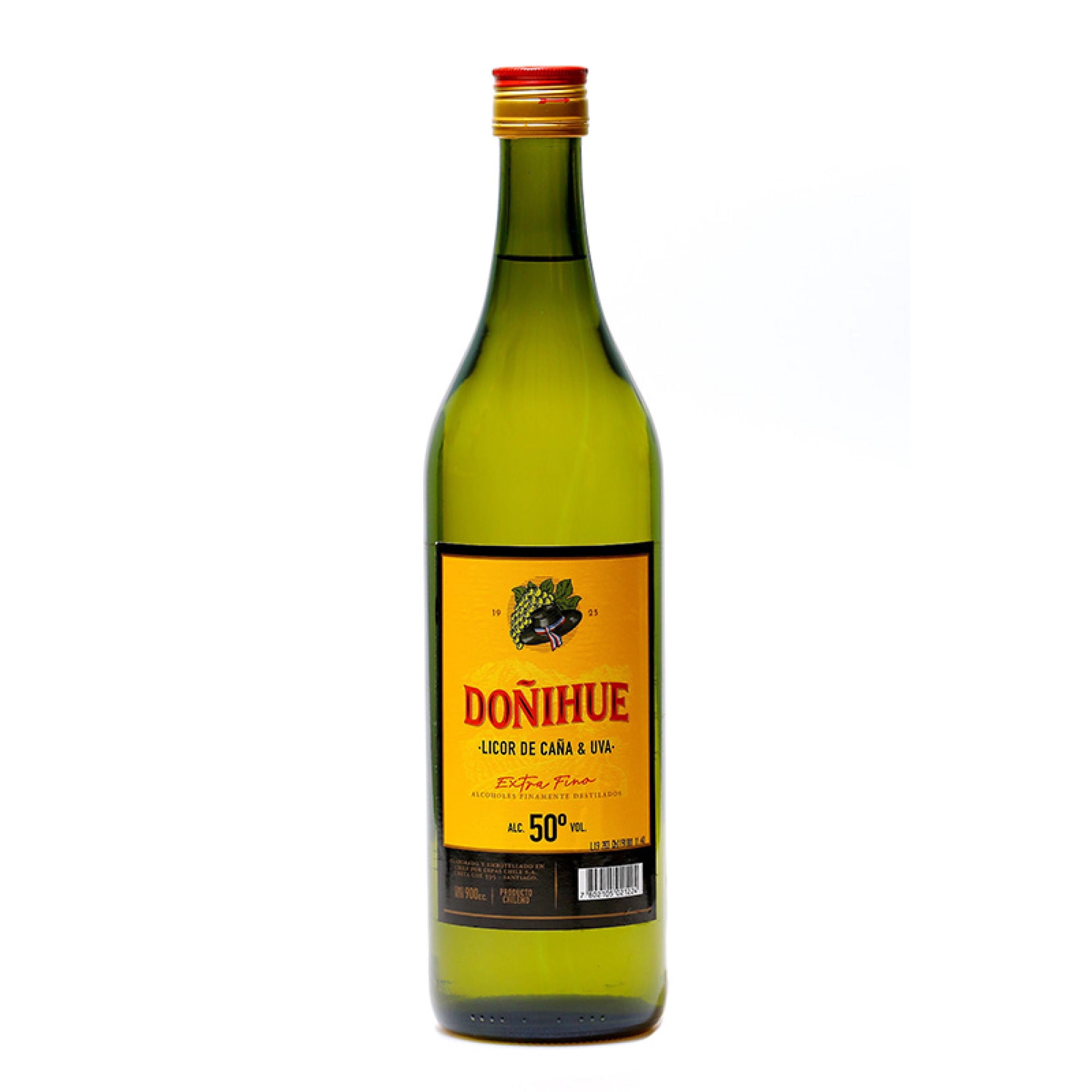 Licor Aguardiente Caña Y Uva 50º Botella 900 cc Doñihue
