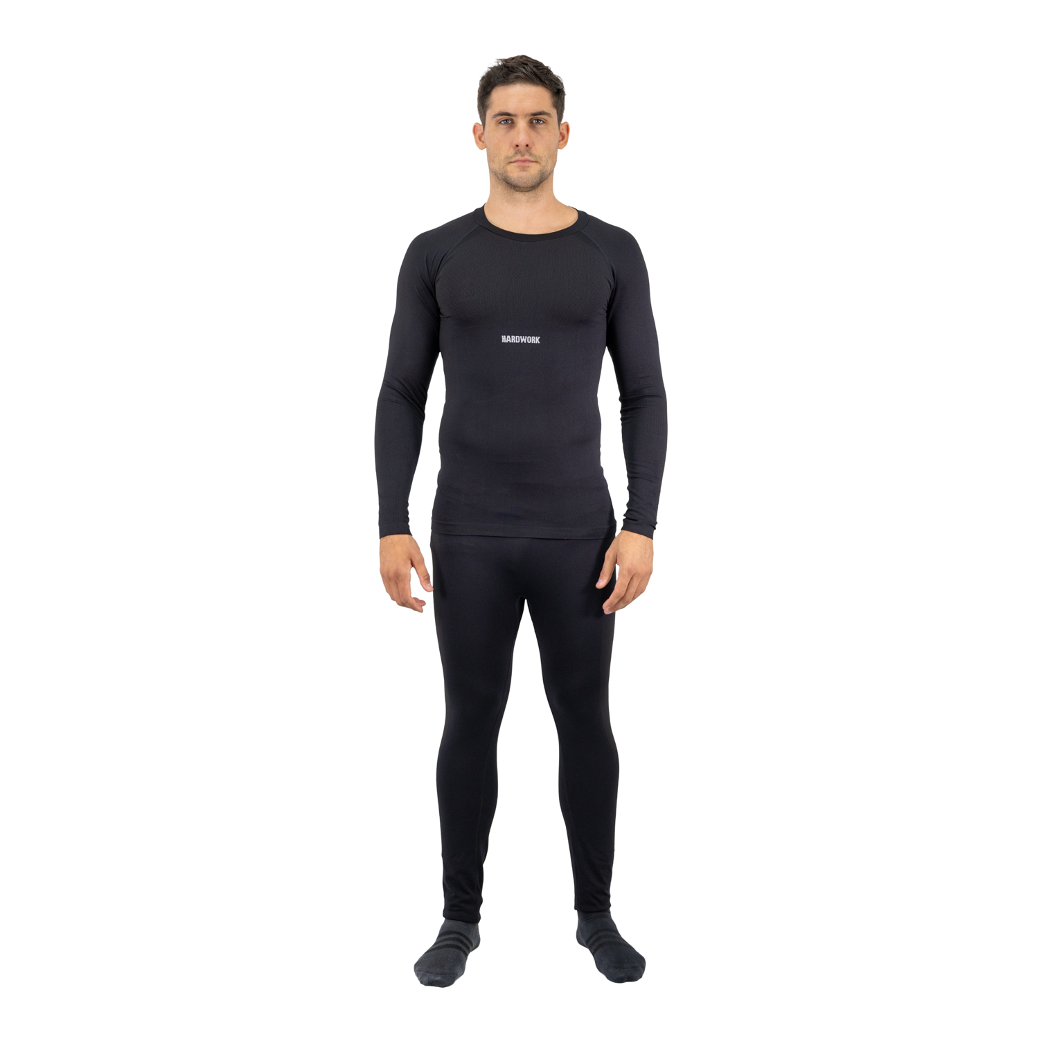 Hardwork - Conjunto Primera Capa Hw Patagonia Spandex Negro
