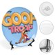 thumbnail image 4 of Plato Decorativo de Porcelana Desmarcar La Tropa Goofy 15 cm, 4 of 6