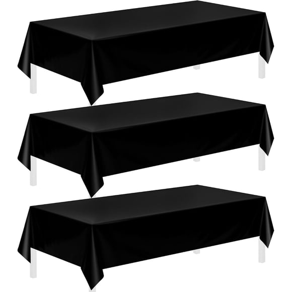 Manteles Childom PEVA 54 x 108 pulgadas, 3 unidades