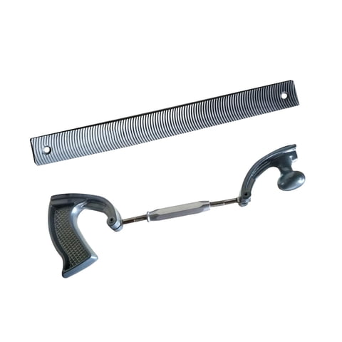 Ioensy - Lima De Cuerpo De Acero Con Soporte Ajustable Herramienta De Pulido Automotriz Herramienta Manual Grano Medio