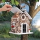 thumbnail image 4 of Casa para pájaros MIXUMON de 24 cm estilo casita de piedra colgante, 4 of 9