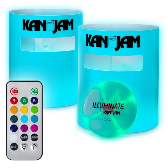 Juego de Lanzamiento de Disco Kan Jam Mediano con LED que Brilla en la Oscuridad