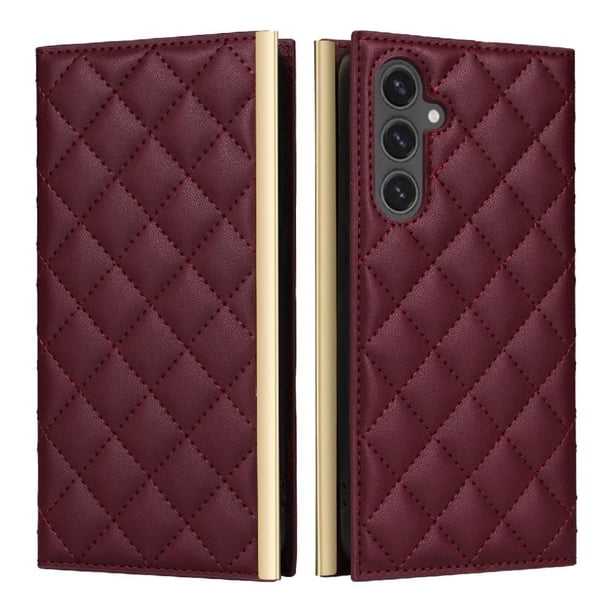 Funda Tipo Cartera Acolchada con Correa para Samsung Galaxy S25 FERojo