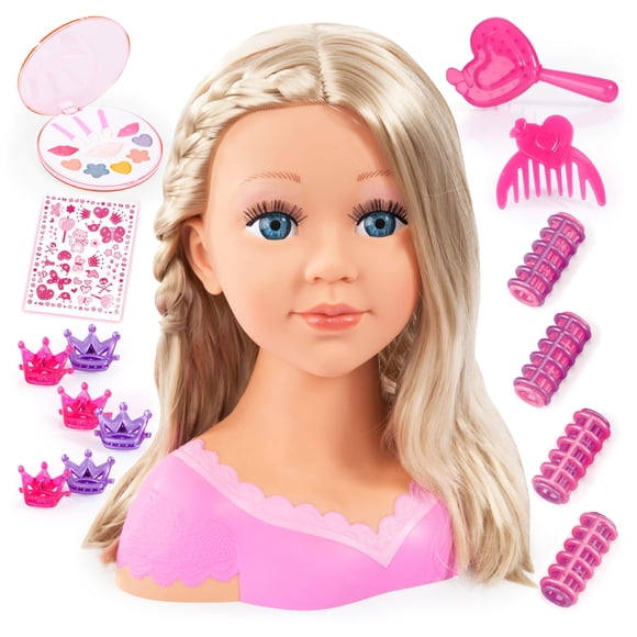 Jefa de estilismo Bayer Design Charlene Super Model con maquillaje