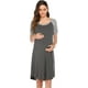 thumbnail image 3 of Camisón 3 en 1 para parto/laboratorio/lactancia. Bata de hospital/ropa de dormir de maternidad para mujer para la lactancia materna., 3 of 5