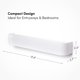 thumbnail image 4 of Perchero de pared xympo Modern con estante de acero blanco, 4 of 8