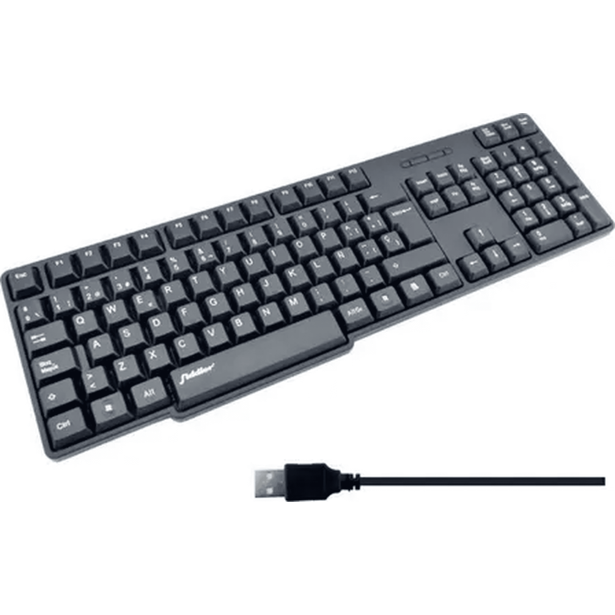 Genérico - Teclado Fiddler Usb Básico Estándar Negro Español