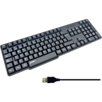 Genérico - Teclado Fiddler Usb Básico Estándar Negro Español