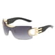 thumbnail image 5 of Trendy Rimless Y2K Sunglasses for Women and Men - Futuristic Oversized Frameless Sun Glasses with Shield Shades, 5 of 5