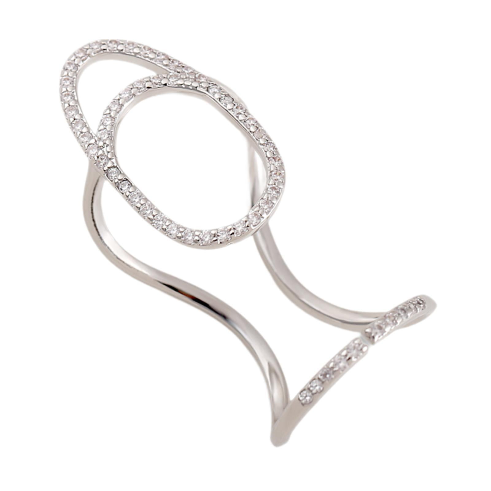 Magideal - Anillo De Uñas De Mujeres Arte De Uñas Joyas Reutilizables Sin Pegamento Anillo De Tapa De Tapa De Uña Anillo De La Punta De La Punta De La Punta Estilo B