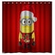 thumbnail image 1 of Cortina de ducha de los Minions, juego de cortina de baño con ganchos, tamaño 66 x 72 pulgadas, 1 of 3