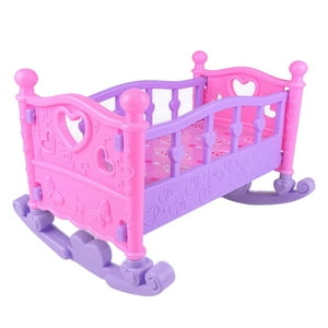 Genérico - Muñeca Mecedora Cama Juguete Carro Infantil Vivero Juguete Regalo Juego De Simulación
