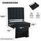 thumbnail image 5 of Asiento de estadio SPORT BEATS plegable con respaldo – Nuevo, 5 of 7