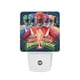 thumbnail image 1 of Power Rangers Luz nocturna LED con sensor de anochecer a amanecer para dormitorio, baño, pasillo, escaleras - Lámpara LED nocturna de enchufe, 0.5W - 1 pieza, 1 of 6