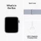 thumbnail image 3 of Apple Watch SE (2da Gen) GPS 40mm - Caja de Aluminio Silver con Correa Sport Loop Blue Cloud Ajustable (2024), 3 of 3