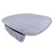 thumbnail image 4 of Cojín Universal Delantero Y Trasero De La Cubierta Del Asiento Del Coche De La Fila Cuadrada Gris, 4 of 5