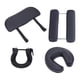 thumbnail image 2 of Cuna Facial Con Almohada Para Camilla De Masaje, De Piel Sintética Resistente, Estable, Universal, Color Negro, 2 of 5