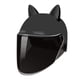 thumbnail image 5 of Casco De Motocicleta Con Visera, Gorra De Seguridad Con Ventilación, Medio Casco De Motocicleta, Color Negro, 5 of 5