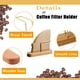 thumbnail image 4 of Portafiltros de Café DEYIMAN V60 Organizador de Madera y Latón, 4 of 7