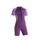 thumbnail image 3 of Traje De Baño Corto Deportivo Para Niñas Traje De Buceo Para Vela Piragüismo Snorkel Violeta M, 3 of 5