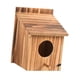 thumbnail image 4 of Casa de pájaros para pájaros al aire libre Nido Azule Barre Alevador de pájaros Caja de pájaros de madera Casa de pájaros colgantes para ventana Jardí, 4 of 5