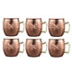 thumbnail image 5 of Taza caliente del viaje del té del chocolate del café de la bebida de la mula de Moscú del acero inoxidable 6pcs, 5 of 5