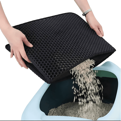 Genérico - Alfombra Atrapa Arena Para Gatos Salida Arenero Xl